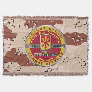 11e Luchtverdedigingsbrigade Desert Storm-veteraan Deken
