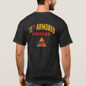 11e Pantserdivisie "Thunderbolt" Custom T-shirt (Achterkant)