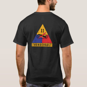 11e Pantserdivisie "Thunderbolt" ontzet T-shirt