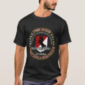 11e Pantserregiment Veteraan US Army T-SH T-shirt (Voorkant)