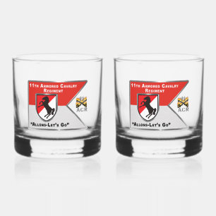 11e regiment gepantserde cavalerie whisky glas