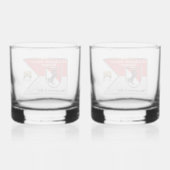 11e regiment gepantserde cavalerie whisky glas (Achterkant)