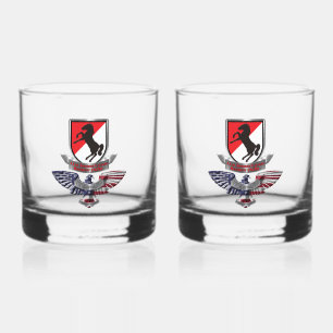 11e regiment gepantserde cavalerie whisky glas