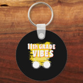 11e Shirt voor de vibes in de klas Sleutelhanger (Voorkant)