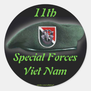 11e Sticker des forces spéciales Green Berets