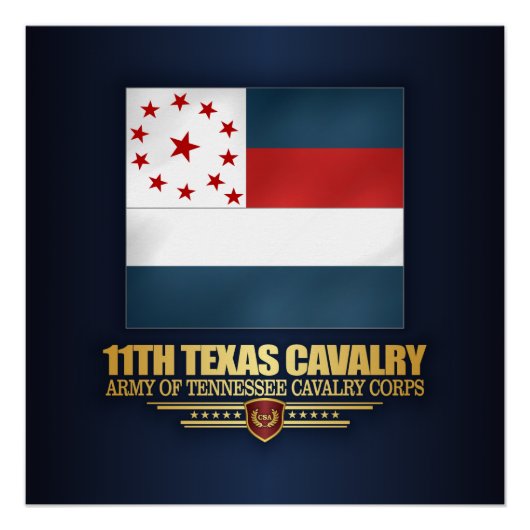 11e Texas Cavalry Perfect Poster (Voorkant)