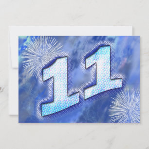 11e uitnodiging van de Birthday Party