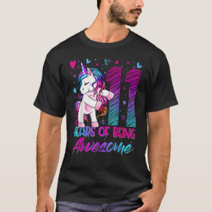 11e verjaardag 11 jaar oud meisje Flossonicorn P T-shirt