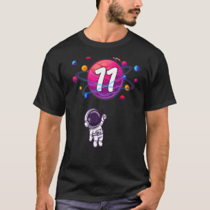 11e verjaardag 11 jaar oude geboorteceuter t-shirt