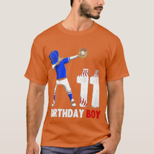 11e verjaardag Baseball 11 jaar O T-shirt