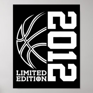 11e verjaardag Basketbal Limited Edition 2012 1 Poster