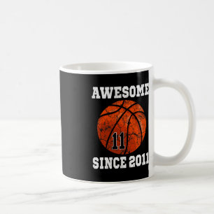 11e verjaardag Basketball Player 11 jaar oud Vinta Koffiemok