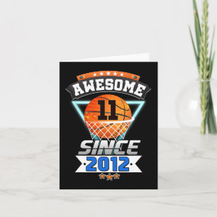 11e verjaardag basketbalspeler Geweldige sinds 201 Kaart