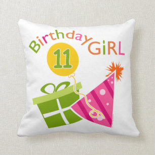 11e verjaardag - Birthday Girl Kussen