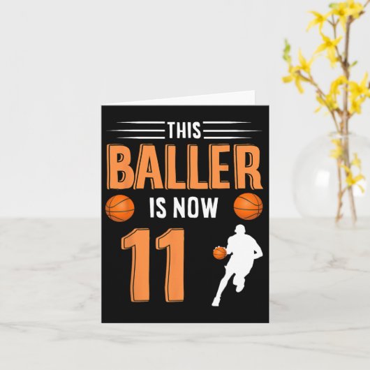 11e verjaardag Bysketbyll - Deze Byller is nu 11 Kaart (Gele Bloem)