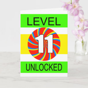 11e verjaardag computergamer kaart