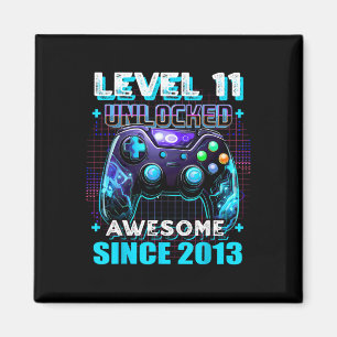 11e Verjaardag Gamer 11 Jaar Oud Grappig Bday Boy Magneet