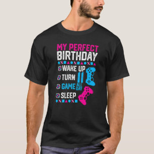 11e verjaardag Perfect bday 11 jaar oud spel T-shirt