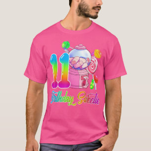 11e verjaardag Snoep meisje van 11 jaar oud T-shirt