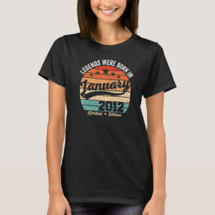 11e verjaardag van de geboorte van legende in jan t-shirt
