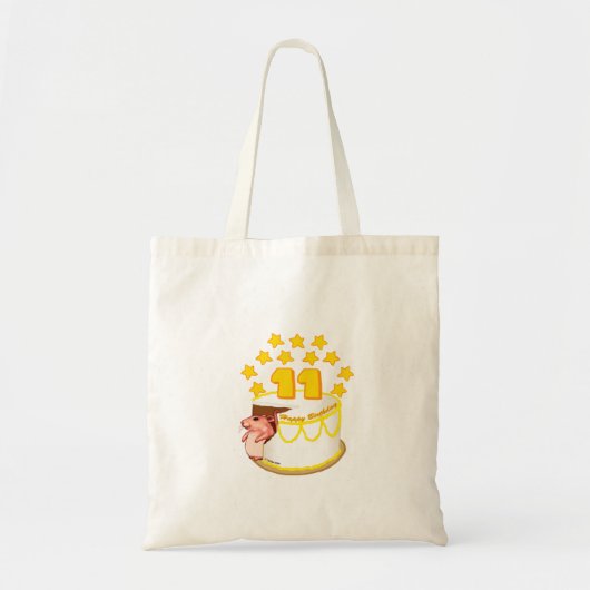 11e verjaardag van de muis tote bag (Voorkant)