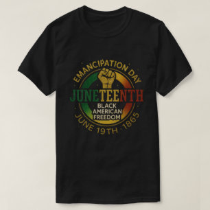 11e verjaardag van de zwarte Amerikaanse vrijheid T-shirt