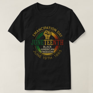 11e verjaardag van de zwarte Amerikaanse vrijheid T-shirt