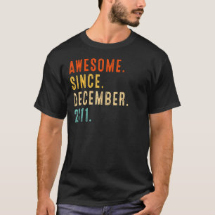 11e verjaardag van het idee Geweldige sinds decemb T-shirt