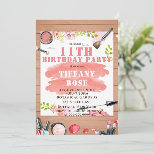 11e verjaardag van Makeup (Staand voorkant)