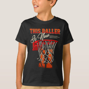 11e verjaardag voor peuter Basketball 11 jaar oud  T-shirt