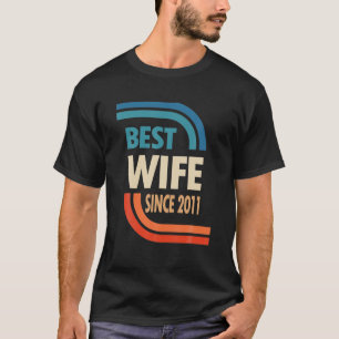 11e weddenschap Jubileum voor haar - Beste vrouw s T-shirt