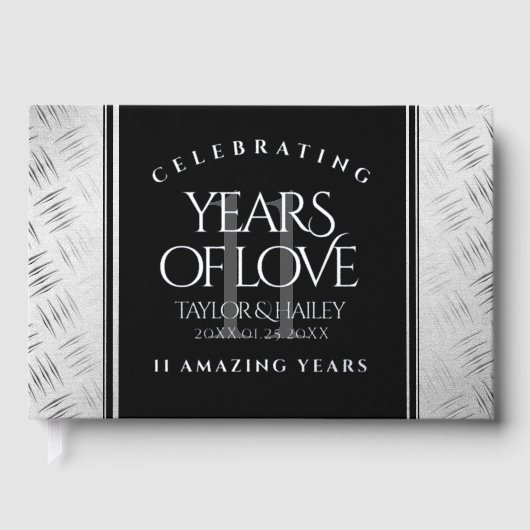 11ème anniversaire de Mariage en acier (Recto)