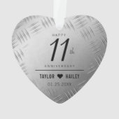 11ème anniversaire de Mariage en acier (dos)