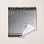 11ème anniversaire de Mariage en acier (Gant de toilette)