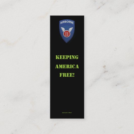 11ème Carte aéroportée de profil de correction de (Devant)