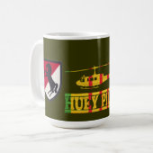11ème Régiment de cavalerie blindée. Tasse pilote (Devant gauche)