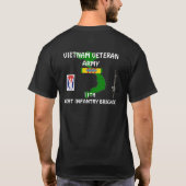 11ème T-shirt du Vietnam de brigade d'infanterie (Dos)