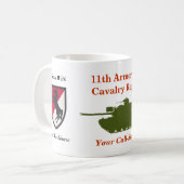 11ème Tasse de coutume de la cavalerie blindée (Devant gauche)