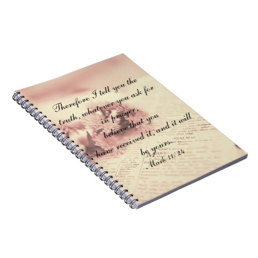 11h24 de marque-page de note de journal de prière (Côté Droit)