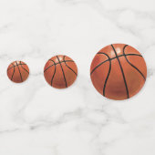 11of12 Gepersonaliseerde Basketbal Stippen Confetti (Voorkanten)