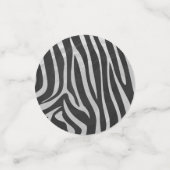 11of12 Gepersonaliseerde Zebra-Stippen Confetti (Kleine voorkant)