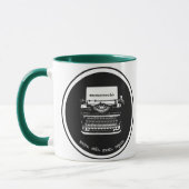 11oz Groen/Paars Mok (Links)