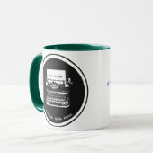 11oz Groen/Paars Mok (Voorkant links)
