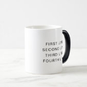 11oz kleur morphing Mok met uw gepersonaliseerde t (Voorkant rechts)