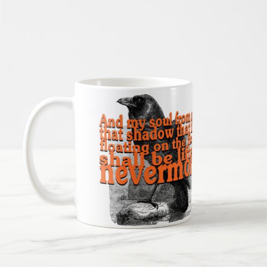 11oz LiftedNevermoreRaven-Classique. Tasse (Gauche)