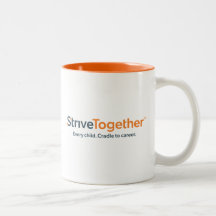 11oz mok - oranje binnenkant