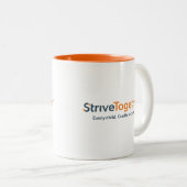 11oz Mug - Orange Interior (Devant droit)