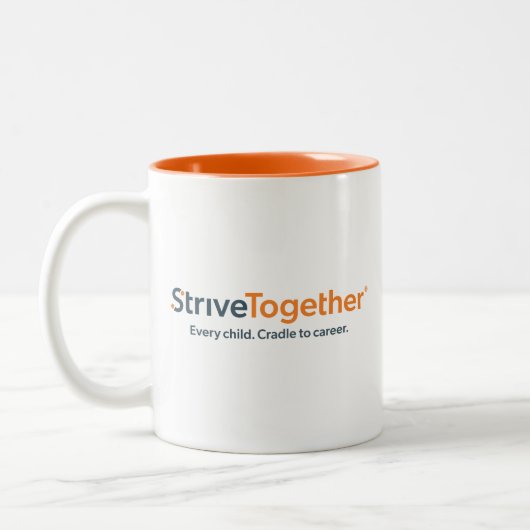 11oz Mug - Orange Interior (Gauche)