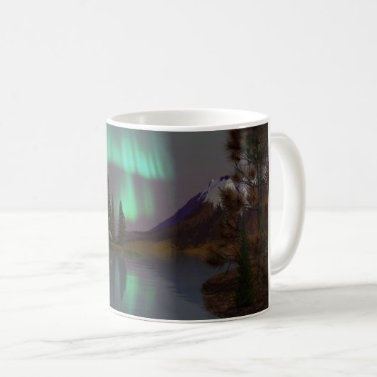 11oz mug with "Aurora Halo" image Koffiemok (Voorkant rechts)