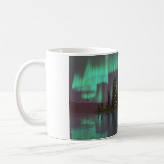 11oz mug with "Aurora Halo" image Koffiemok (Links)